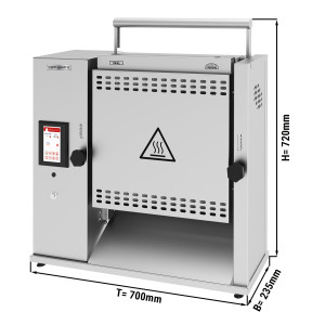 Digitaler Durchlauftoaster - vertikal - Temperatur: 100 ~ 350 °C