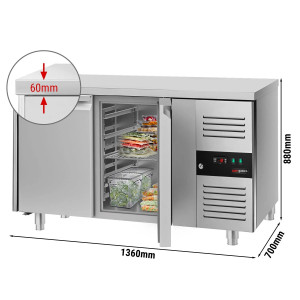 Tiefkühltisch ECO - 1360x700mm - mit 2 Türen