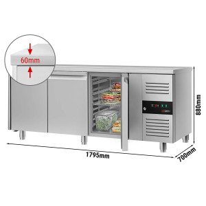 Tiefkühltisch ECO - 1800x700mm - mit 3 Türen