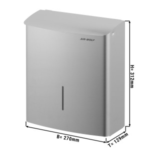 AIR-WOLF | Hygieneabfallbehälter - 10L - Edelstahl