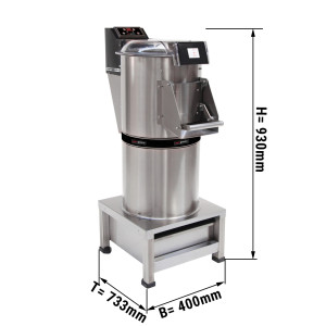 Kartoffelschäler mit Filter - Kapazität: 200 kg/h