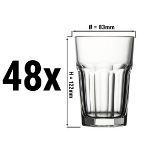 (48 Stück) Longdrinkglas - CASABLANCA - 355 ml - Antimikrobielle Beschichtung