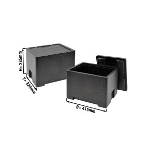 Thermobox GN 1/2 - 20,3 Liter | Isolierbox | Styroporbox | Polibox | Warmhaltebox