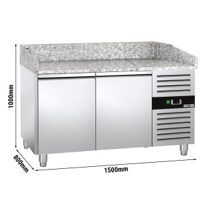 Pizzakühltisch ECO - 1500x800mm - mit 2 Türen
