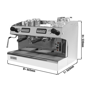 Siebträger-/ Espressomaschine - 2 Gruppig