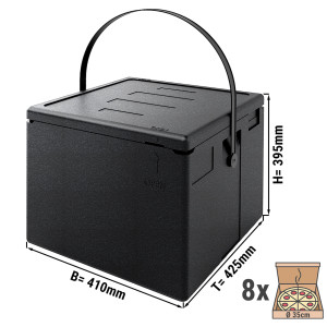 Thermobox | Pizzabox - für 8 Pizzen Ø 35 cm