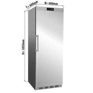 Tiefkühlschrank Edelstahl - 400 Liter - mit 1 Tür