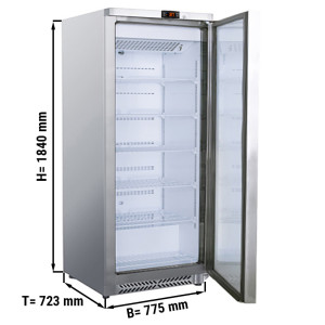 Tiefkühlschrank Edelstahl - 600 Liter - mit 1 Tür