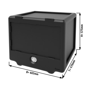 Thermobox Frontlader | Lieferbox für Kuriere | Styroporbox | Polibox - 100 Liter