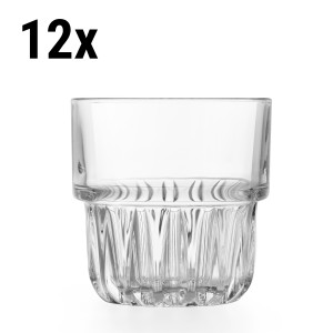 (12 Stück) Allzweck Trinkglas - TOKIO - 207 ml - Transparent