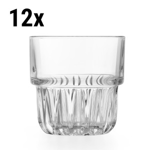 (12 Stück) Allzweck Trinkglas - TOKIO - 266 ml - Transparent