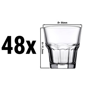 (48 Stück) Whiskyglas - CASABLANCA - 260 ml