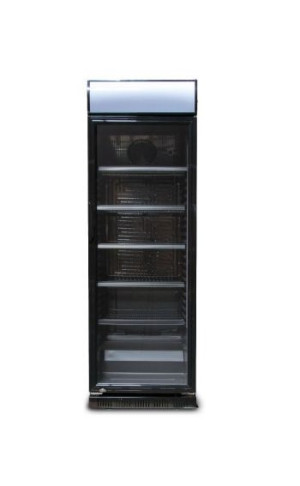 Flaschenkühlschrank 430 Liter, schwarz, mit Display