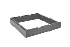 Verlängerungseinsatz Abm. 570 x 570 x 105 mm für Thermobox | Warmhaltebox | Isolierbox