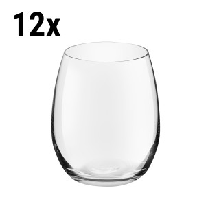 (12 Stück) Allzweck Trinkglas - VENICE - 390 ml - Transparent