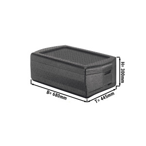 Thermobox Plus GN 1/1 - 35,2 Liter | Isolierbox | Styroporbox | Polibox | Warmhaltebox