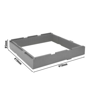 Verlängerungseinsatz Abm. 410 x 410 x 85 mm für Thermobox | Warmhaltebox | Isolierbox
