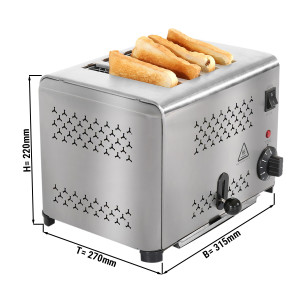 Toaster - für 4 Scheiben - 1800 Watt